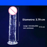 Consolador Realista Transparente