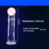 Consolador Realista Transparente