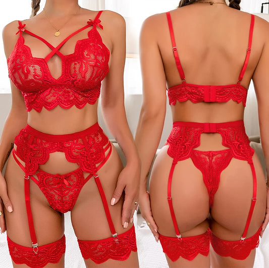 Conjunto Lencería Encaje KINKI