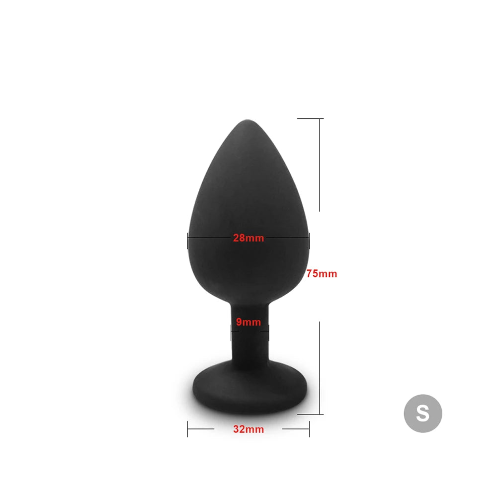 Plug Anal Silicona Tamaño S