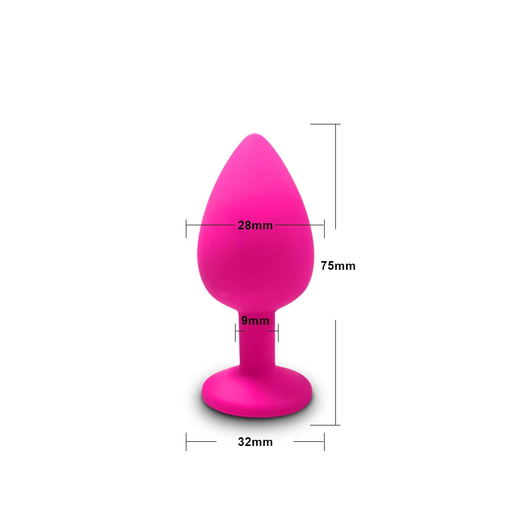 Plug Anal Silicona Tamaño S