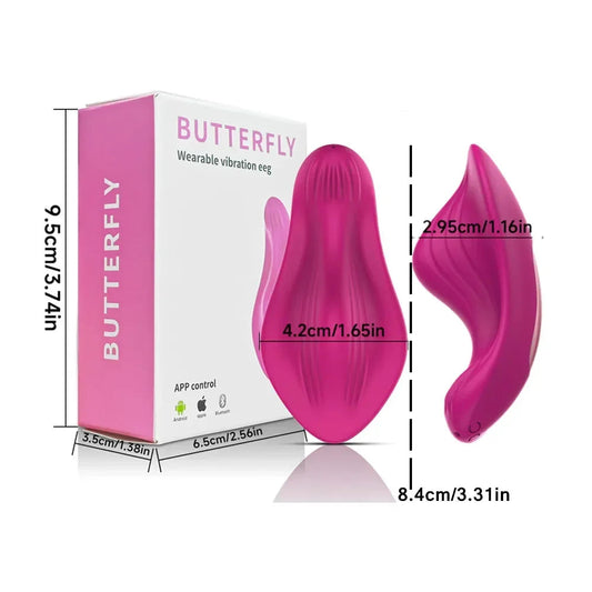 Vibrador Mariposa con Aplicación
